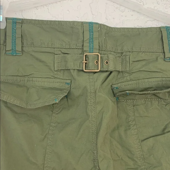 Old Navy Dark Green Cargo low waist straight leg Pants size 8 - Picture 7 of 12